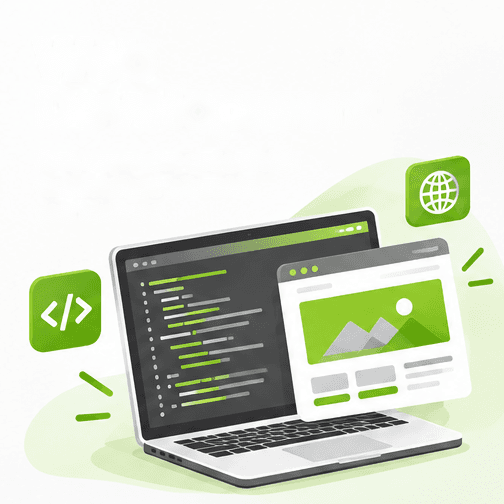 Illustration for Web Development